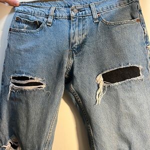 Levi’s Mens 30x30 destroyed jeans